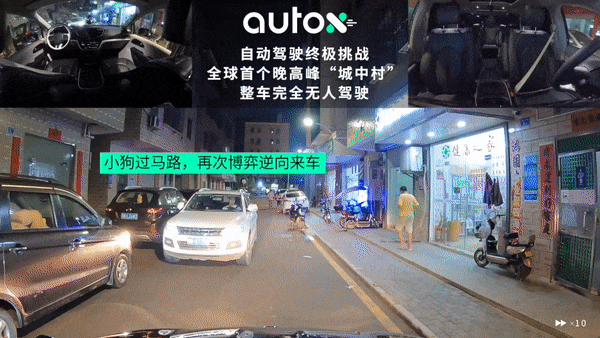自动驾驶终极挑战:AutoX发布全球首个城中村晚高峰完全无人驾驶视频(图3)