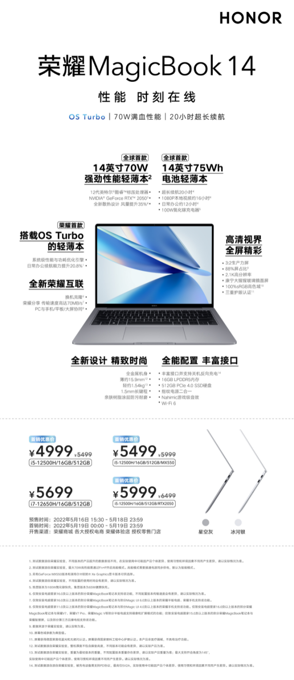 荣耀笔记本首次搭载OS Turbo技术，全新荣耀MagicBook 14性能时刻在线(图17)