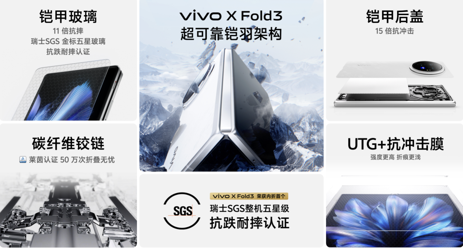 轻薄创纪录 vivo X Fold3系列旗舰折叠新品正式发布(图3)